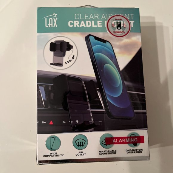 Cradle Phone Mount for Car Universal Air Vent Holder - Clear (NEW/e/x) - Picture 2 of 6